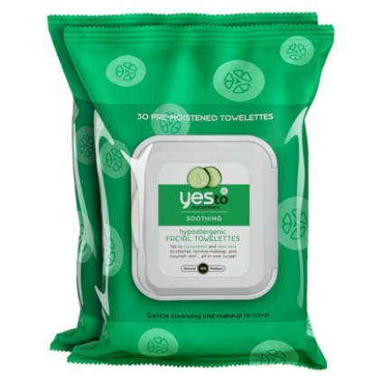 Yes To Cucumbers Face Cleanser Towelettes