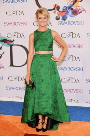 Beth Behrs - Dress by Alice + Olivia.