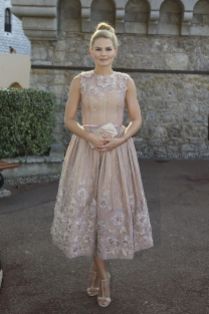 Jennifer Morrison in Georges Hobeika Couture at Monaco Palace.